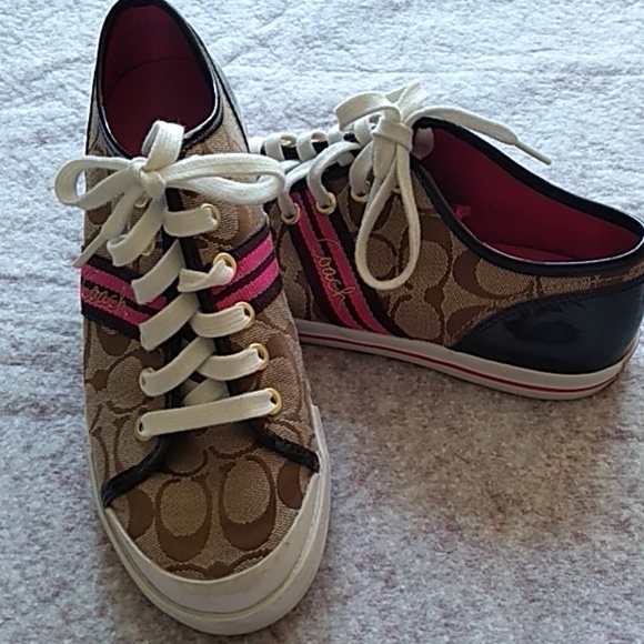 Coach Shoes - SALE $20 !  Coach Folly Sneakers Size 8